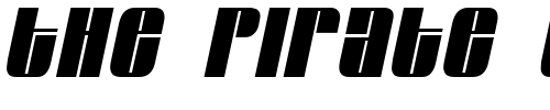 Font : Glaze-Condensed-Italic 2 Custom Text : The Pirate Way Test your own text here Click to download or to view this font on a tshirt that can be custom printed in Bali